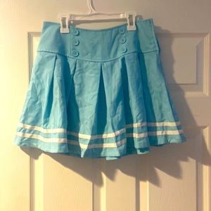 Zip Up Blue Pastel Shirt